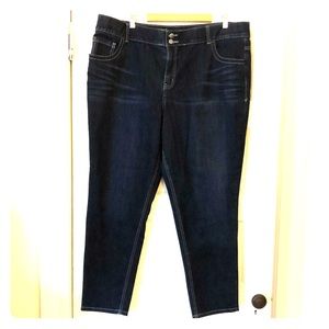 Lane Bryant dark wash skinny jean
